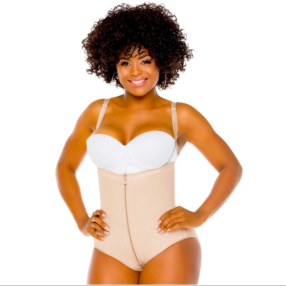 AUTHENTIC FAJAS SALOME 0418 STRAPLESS BUTT LIFTER SHAPEWEAR WITH TUMMY CONTROL